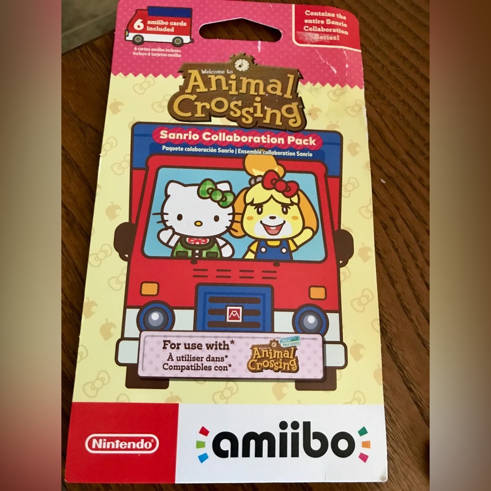 Nintendo Amiibo Animal Crossing New Horizon Sanrio Collaboration Exclusive Pack.